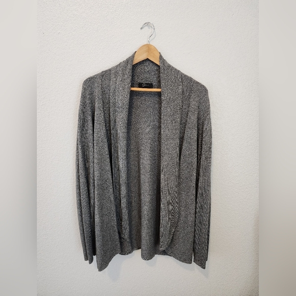 Cyrus Grey Open Front XL Cardigan - Picture 1 of 5